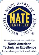 ICE-HVAC is NATE Certified